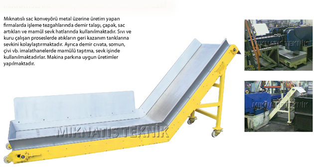 Mknatsl Metal Tayc Konveyr Sistemleri